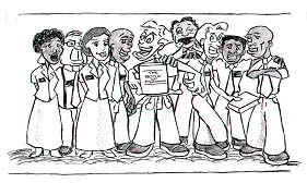 Elder Nell from South Africa drew this for our mission newsletter. It appears at the top of all our mission newsletters.
Russell  Broadhead
24 Oct 2001