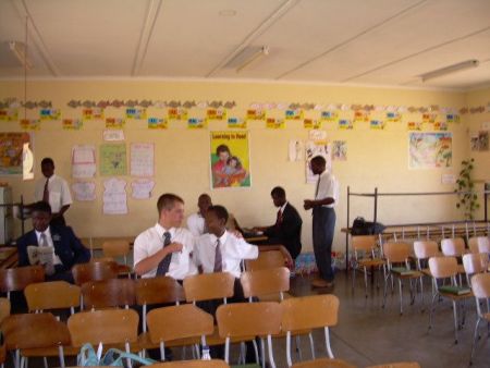 church meeting in Mbizo.  Elder Shank and Elder Sabanda
Randall  Knorr
04 Apr 2007